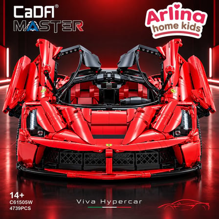 Arlina Home Kids Viva Hypercar Puzzle 4739 Parça