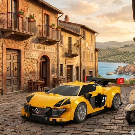 C51094W CADA RENAULT SPORT RS 0101 294 PARÇA BLOCK OYUNCAK