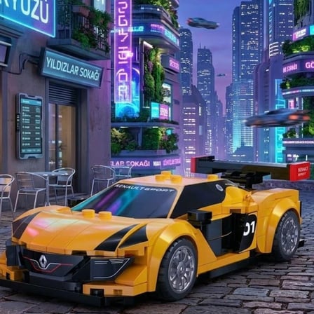 C51094W CADA RENAULT SPORT RS 0101 294 PARÇA BLOCK OYUNCAK