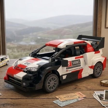 C55039W CADA TOYOTA GR YARIŞ RALLY1 324 PARÇA BLOCK OYUNCAK