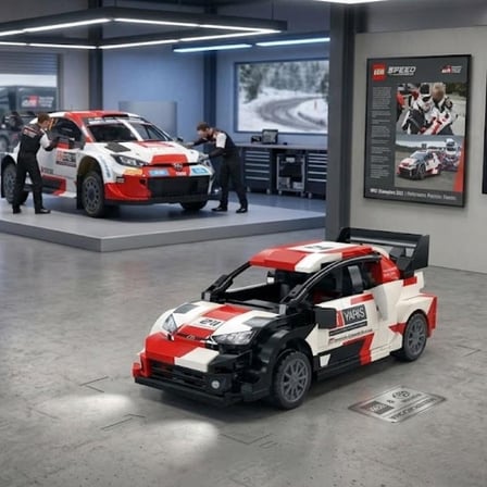 C55039W CADA TOYOTA GR YARIŞ RALLY1 324 PARÇA BLOCK OYUNCAK