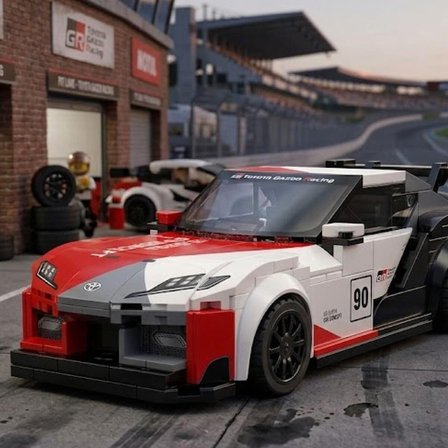 C55041W CADA TOYOTA GR SUPRA GT4 324 PARÇA BLOCK OYUNCAK