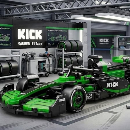C55082W KICK SAUBER F1 TEAM C45-2025 348 PARÇA OYUNCAK