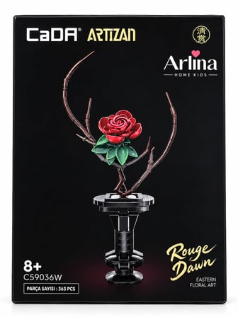 Arlina Home Kids CaDA Artizan Rouge Dawn Yapı Oyuncakları 363 Parça