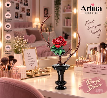 Arlina Home Kids CaDA Artizan Rouge Dawn Yapı Oyuncakları 363 Parça