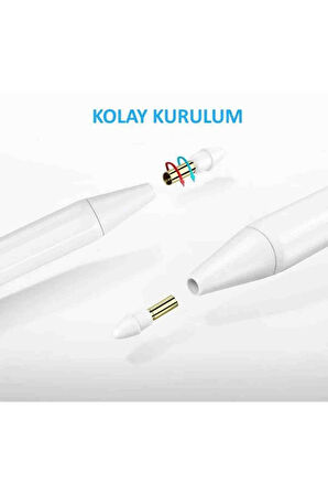 Dijital Şarjlı Avuç İçi Algılamayan Stylus Yedek Kalem Ucu Stylus Pen Spare Tip Yedek Uç