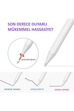 Dijital Şarjlı Avuç İçi Algılamayan Stylus Yedek Kalem Ucu Stylus Pen Spare Tip Yedek Uç