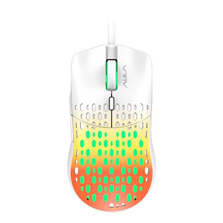 Aula S11 Pro 3600DPI RGB Optik Gaming Mouse Turuncu