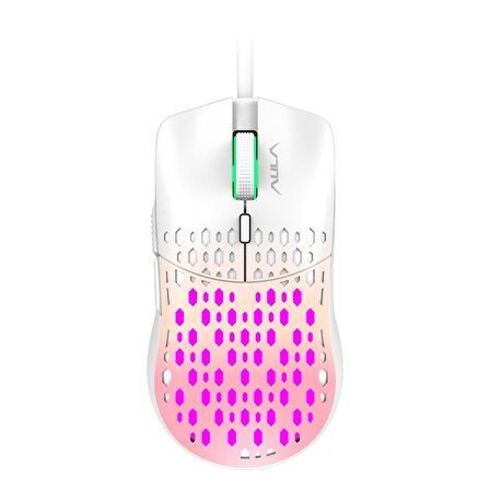 Aula S11 Pro 3600DPI RGB Optik Gaming Mouse Pembe