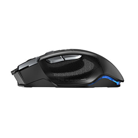 Aula SC550 4800DPI 7 Tuşlu Makrolu 2.4GHz Kablosuz Optik RGB Oyuncu Mouse Siyah