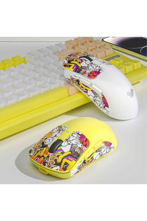 Aula SC680 Beyaz Optik Kablolu/Kablosuz Oyuncu Mouse Teşhir