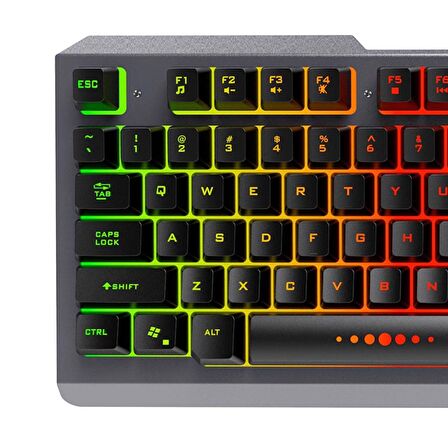 Hp K100 Rainbow Mekanik Gaming Klavye Ingilizce Q