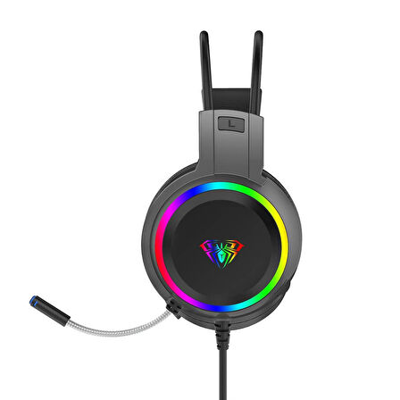 Aula S608 Rainbow 3.5mm + USB-A Gaming Oyuncu Kulaküstü Kulaklık