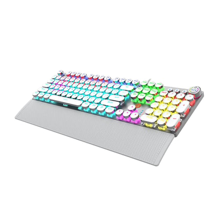 Lecoo KG1102 USB Kablolu Red Switch Makro Tuşlu RGB LED Aydınlatmalı Mekanik Gaming Türkçe Q Metalik Klavye