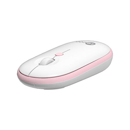 Lenovo Lecoo WS212 Kablosuz 1600DPI 4 Tuşlu Optik Mouse Beyaz & Pembe