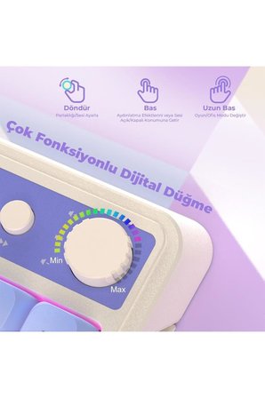 Aula S99 Retro Yeşil RGB %96 Kablolu/Kablosuz Oyuncu Klavyesi Teşhir