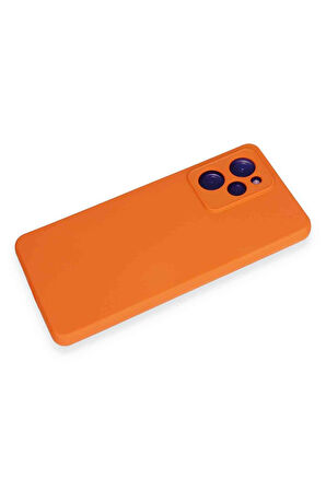 Poco X5 Pro 5G Uyumlu Fuchsia Nano İçi Kadife Silikon Telefon Kılıfı
