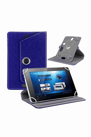 Smart Tab M8 Uyumlu 2ghz 2 32,8 1280x800 Ips 8" Standlı 360° Dönebilen Deri Tablet Kılıfı