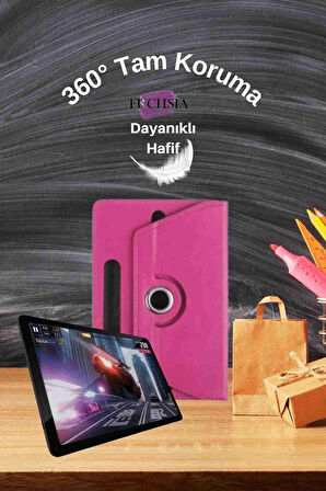 Smart Tab M8 Uyumlu 2ghz 2 32,8 1280x800 Ips 8" Standlı 360° Dönebilen Deri Tablet Kılıfı