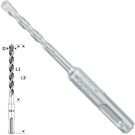 Bosch SDs Plus-1 5.5X110 mm Hilti Ucu 