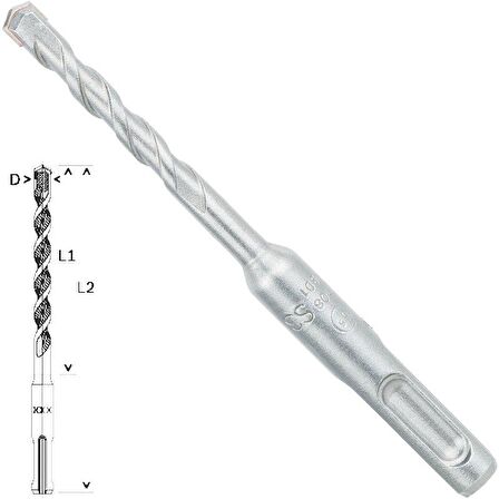 Bosch SDS Plus-1 6.5X110mm Hilti Ucu 