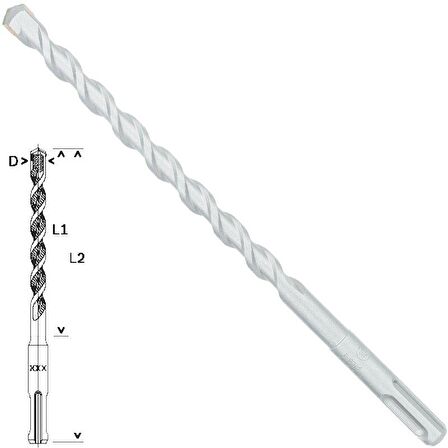 Bosch SDS Plus-1 10X210mm Hilti Ucu 