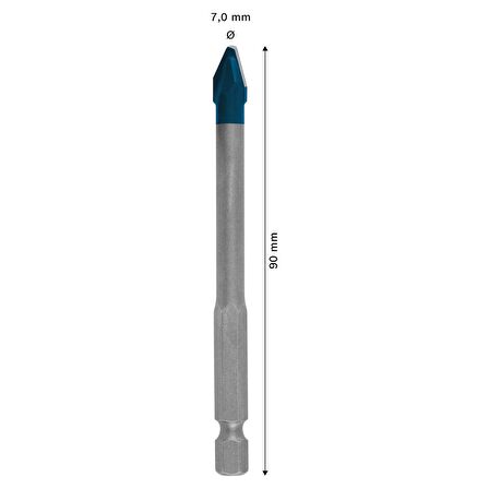 Bosch Expert HEX-9 HardCeramic Matkap Ucu 7*90 mm - 2608900591
