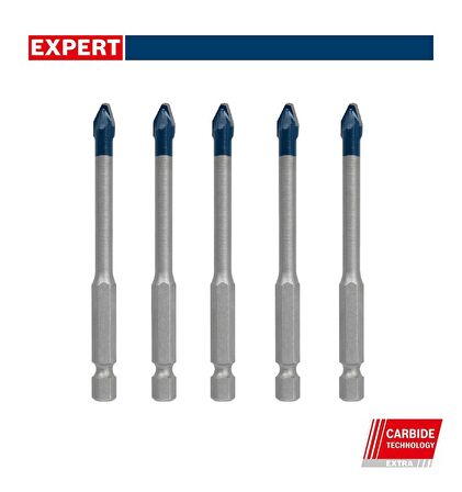 Bosch Expert HEX-9 5 adet 6 mm Sert Seramik Delme Ucu 2608900599
