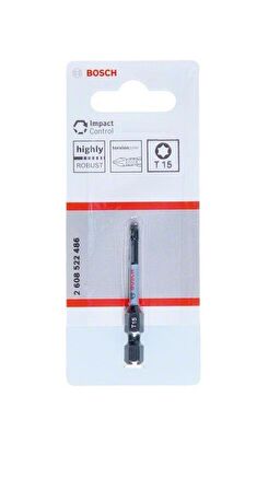 Bosch ImpactC Torx Bits Ucu T15 x 50 mm 1'li 2608522486