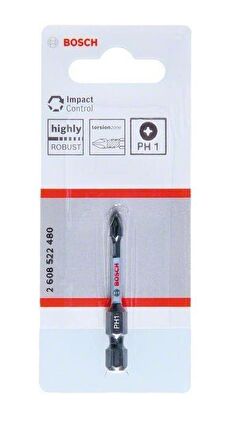 Bosch ImpactC PH1 x 50 mm Yıldız Bits Ucu 1'li 2608522480