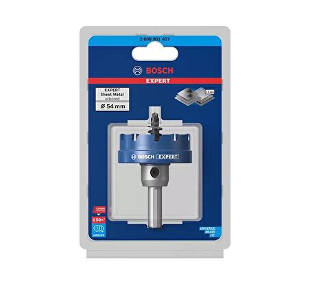Bosch Expert 54 mm Elmaslı İnox Panç Adaptörlü 2608901437