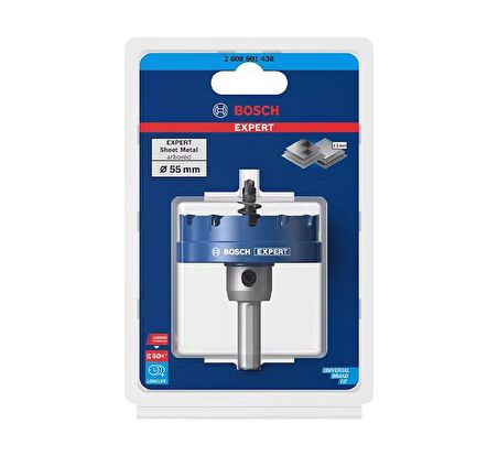 Bosch Expert 55 mm Elmaslı İnox Panç Adaptörlü 2608901438