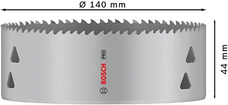 Bosch PRO MultiMaterial Panç 140 mm