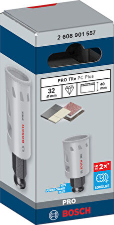 PRO Tile 32 mm Fayans-Granit Delik Açma Panç