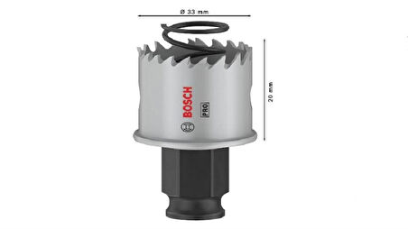 Bosch Pro Sheet Metal Power Change Plus Panç 33 Mm