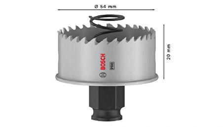Bosch PRO Sheet Metal Power Change Plus Panç 54 mm