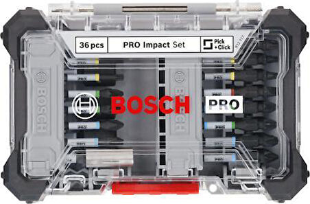 PRO Impact Vidalama Ucu Seti, 36 parça 2608521U73