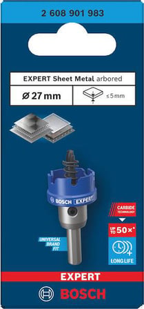 Bosch EXPERT 27 mm Elmaslı İnox Panç Adaptörü