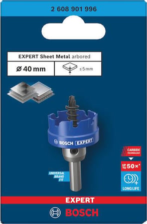 Bosch EXPERT 40 mm Elmaslı İnox Panç Adaptörü