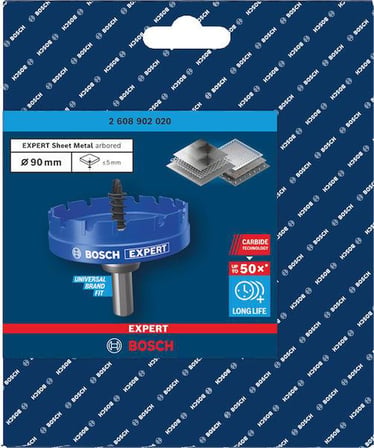 Bosch EXPERT 90 mm Elmaslı İnox Panç Adaptörü