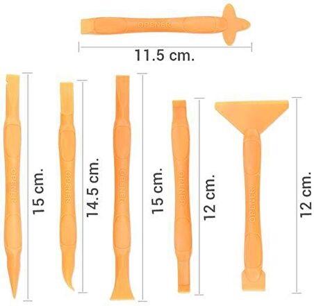 Jakemy JM-OP16 Fiber Açma ve Sökme Aletleri 6 Parça