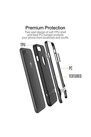 Royce Iphone 7 Plus Koruyucu Minimal Kılıf