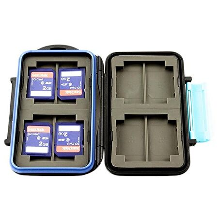 JJC Memory Card Case Hafıza Kartı Kutusu (4 CF Kart & 8 SD Kart)