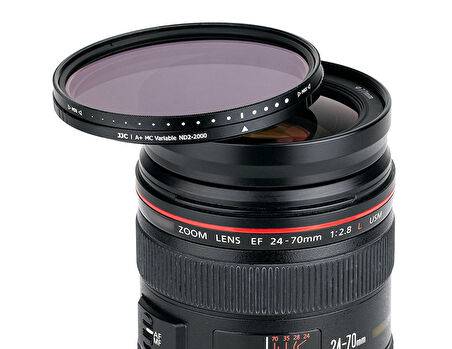 JJC 49mm Variable Density ND2-ND2000 Ayarlanabilir ND Filtre