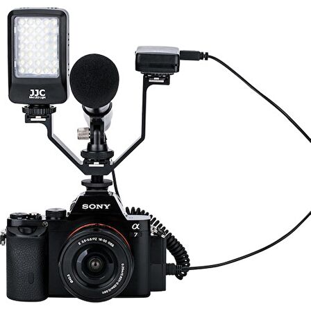 Kiwifotos VB-125 Üçlü Flaş Tutucu V-Bracket