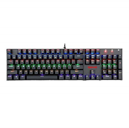 Redragon K582R SURARA Kablolu Mekanik Klavye, Türkçe, Blue Switch, Rainbow