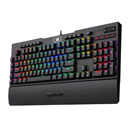 Redragon Brahma K586RGB Red Switch Mekanik Türkçe Kablolu Gaming Klavye