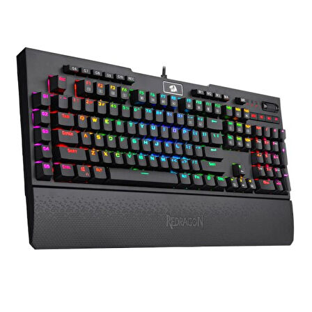 Redragon Brahma K586RGB Red Switch Mekanik Türkçe Kablolu Gaming Klavye