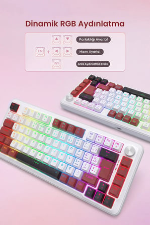 Redragon %75 RP Manyetik Switch Kablolu Oyuncu Klavyesi K721