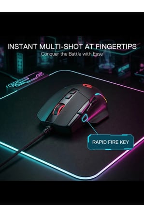 Vıper M925 24000DPI,PAW3311,1000Hz Anket Hızı KABLOLU Oyuncu Mouse
